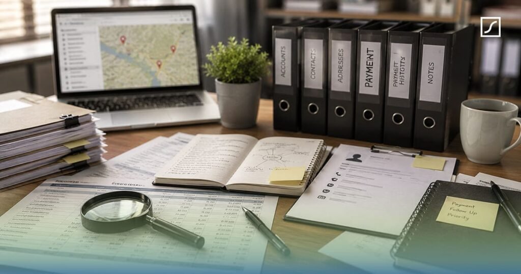 Skip tracing techniques used in debt collection and recovery