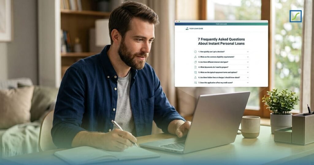 Online personal loan application and approval process