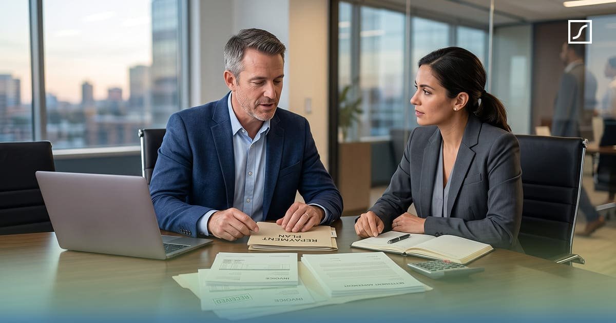 B2B debt collection process from negotiation to resolution