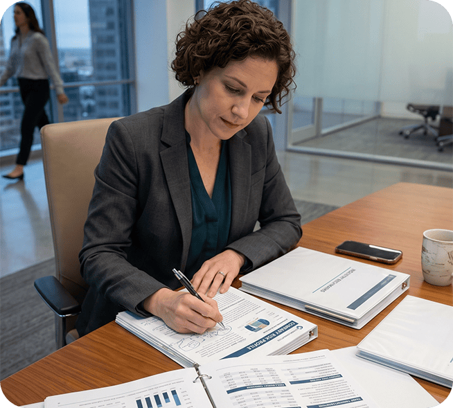 Company credit bureau report