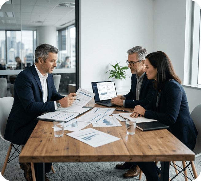 Commercial credit report review